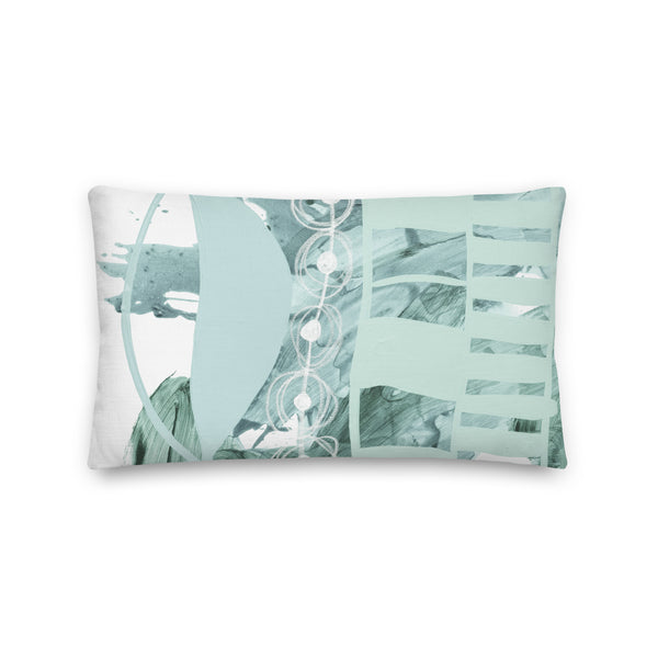 Premium Pillow "Light Seafoam - 1"