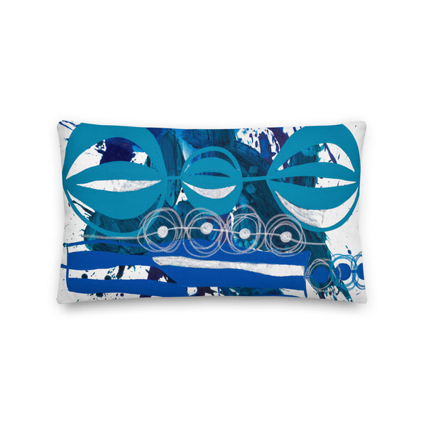 Premium Pillow "Blue - 2"