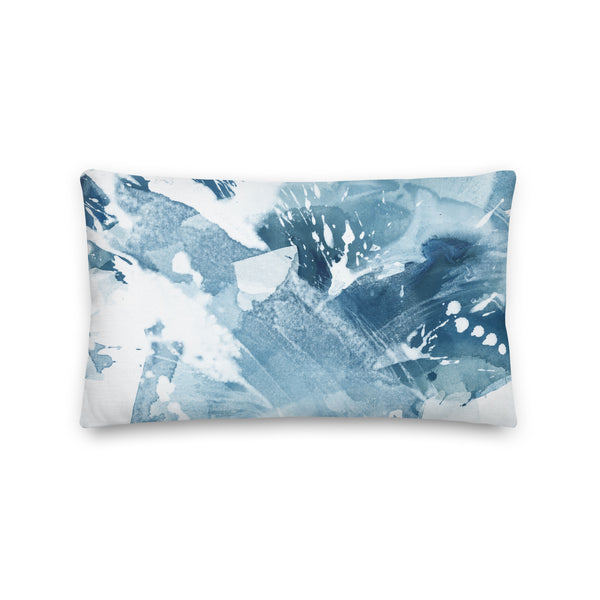 Premium Pillow  "Aquatic 3 Blue"