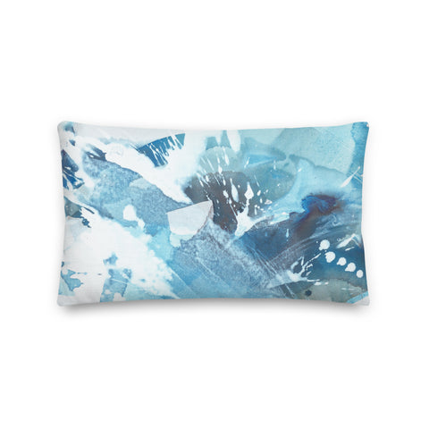 Premium Pillow "Aquatic Blue Waters"