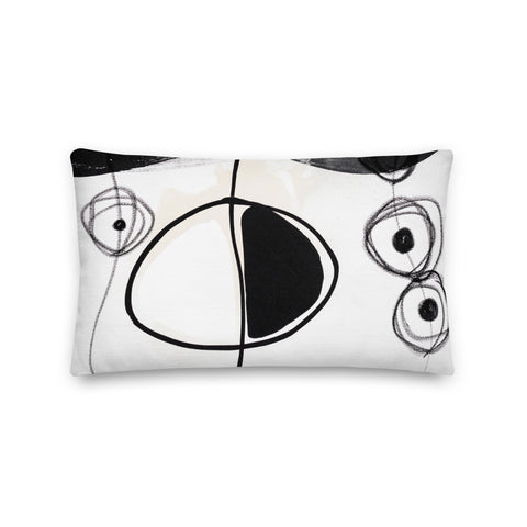 Premium Pillow "Modern Black & White 3 - 4a"