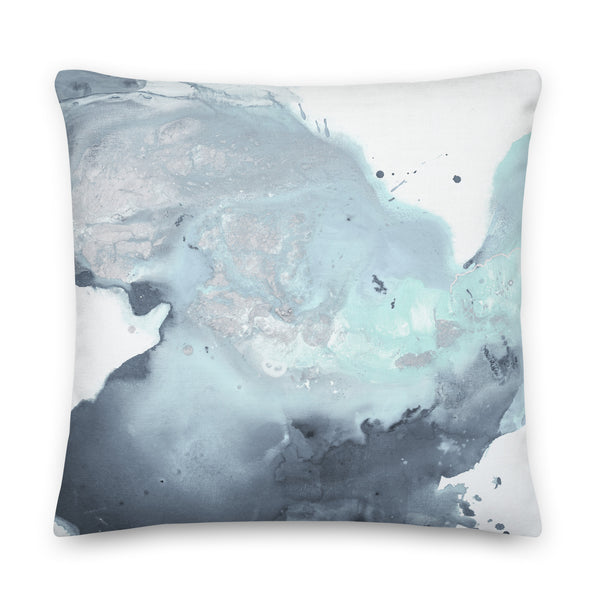 Premium Pillow "Colors of the Sea - Light Seafoam"