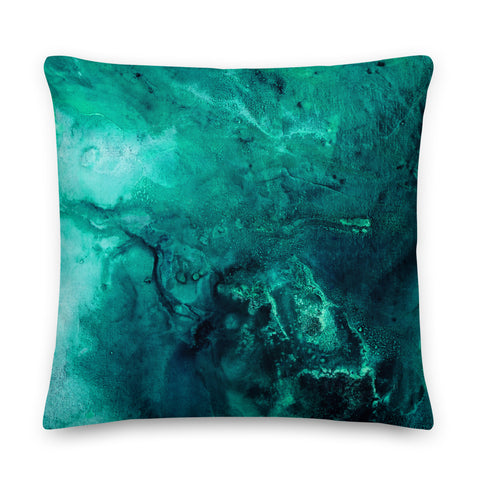 Premium Pillow "Aquatic Emerald"