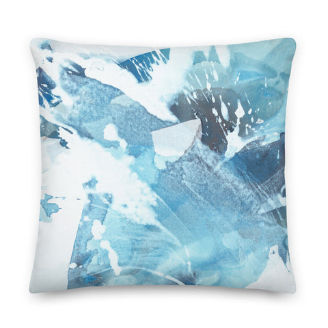 Premium Pillow "Aquatic Blue Waters"