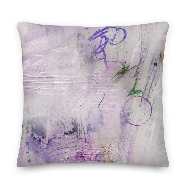 Premium Pillow "Coffee in the Garden"