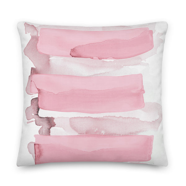 Premium Pillow "Sea Glass - 1 Rose"