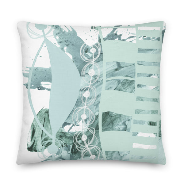 Premium Pillow "Light Seafoam - 1"