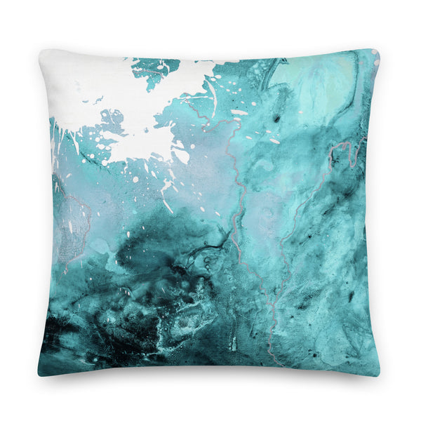 Premium Pillow "Aquatic 2 - 4 Light Aqua"