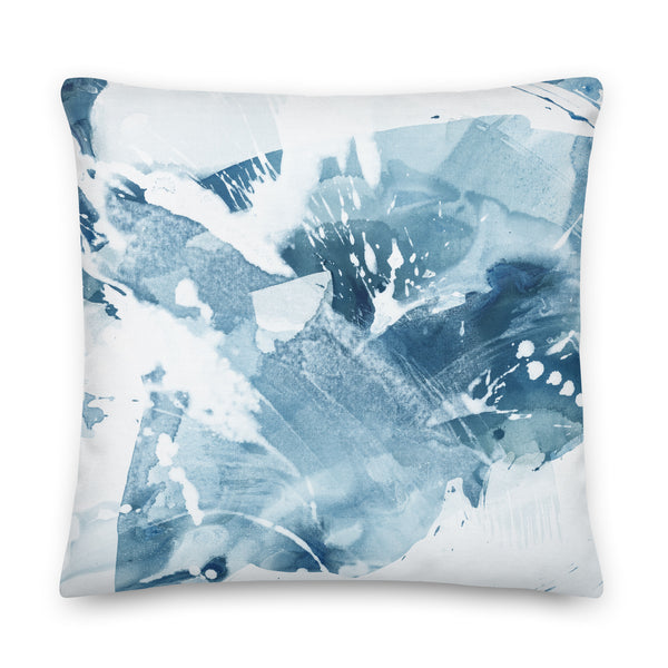 Premium Pillow  "Aquatic 3 Blue"