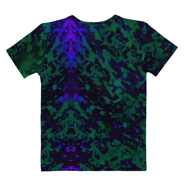 Women's T-shirt "Happy Colors - Evergreen & Violet"