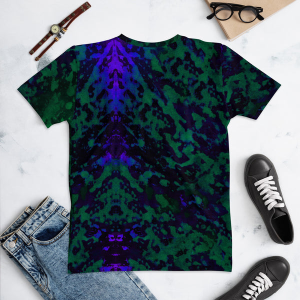Women's T-shirt "Happy Colors - Evergreen & Violet"