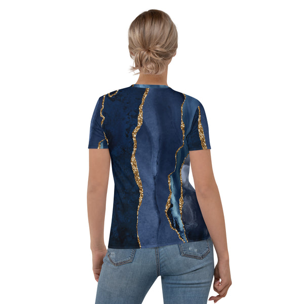 Women's T-shirt "Blue Agate"