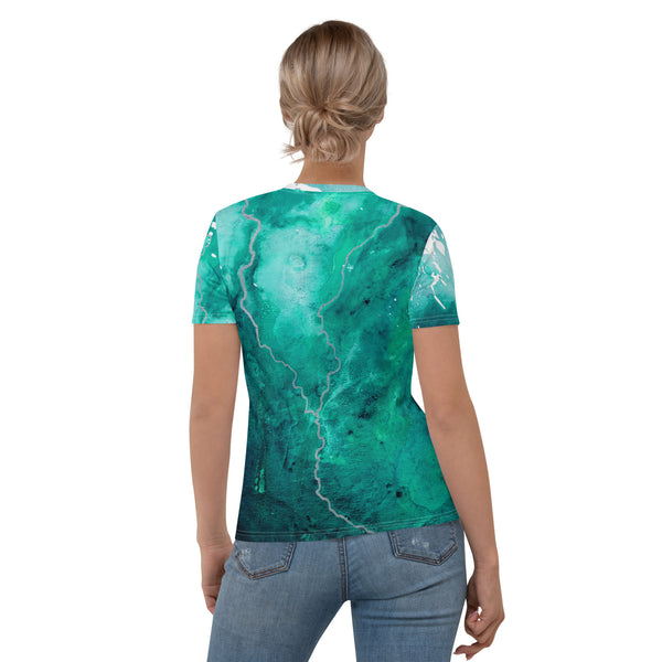 Women's T-shirt "Aquatic 2 - 4 Emerald"