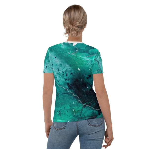 Women's T-shirt "Aquatic 2 - 1 Emerald"