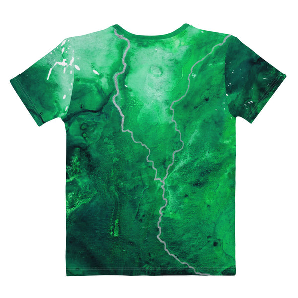 Women's T-shirt "Aquatic 2 - 4 Green"
