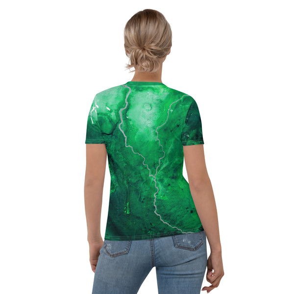 Women's T-shirt "Aquatic 2 - 4 Green"