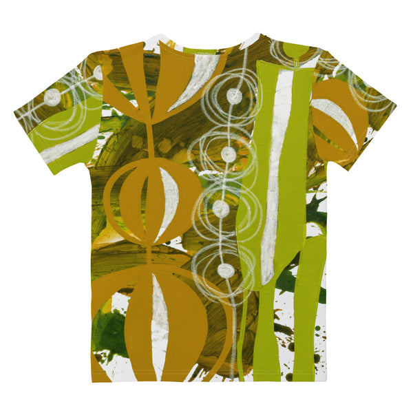 Women's T-shirt "Chartreuse & Yellow Ochre 2"