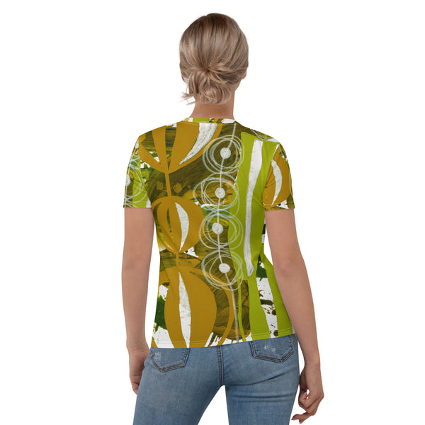 Women's T-shirt "Chartreuse & Yellow Ochre 2"