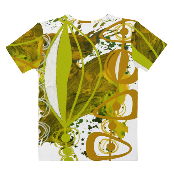 Women's T-shirt "Chartreuse & Yellow Ochre 4"