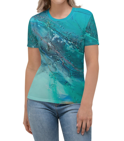 Women's T-shirt "Complete Serenity 2 Aqua"