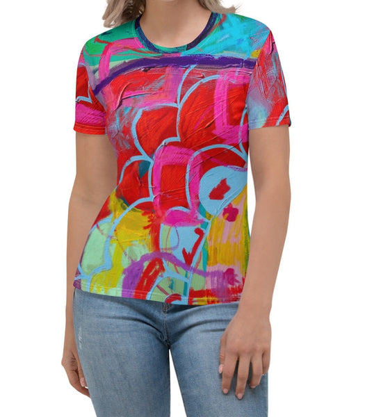 Women's T-shirt "Destination Happiness - 1"