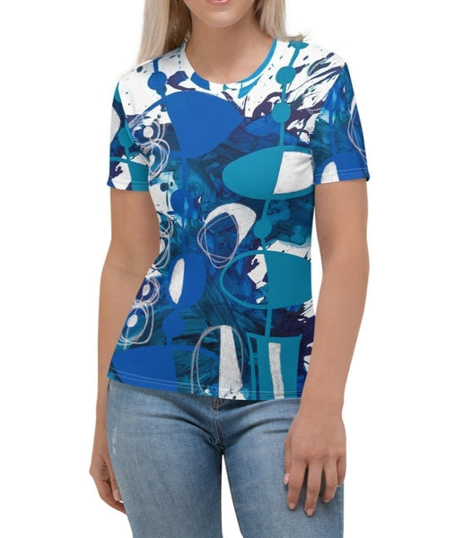 Women's T-shirt "Blue - 3"