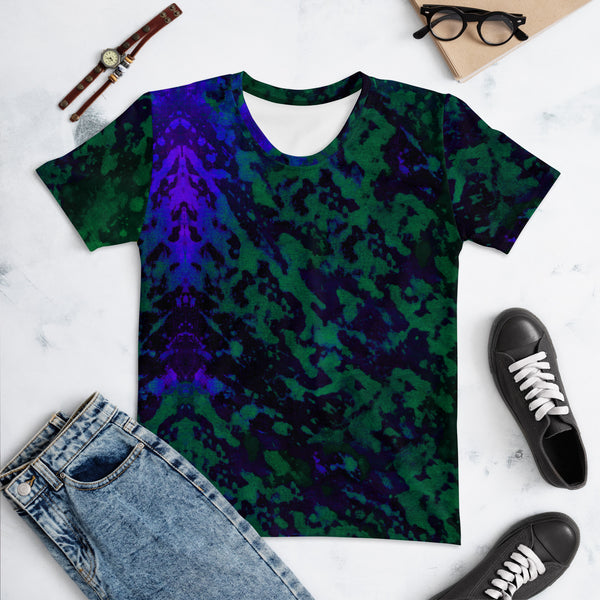 Women's T-shirt "Happy Colors - Evergreen & Violet"
