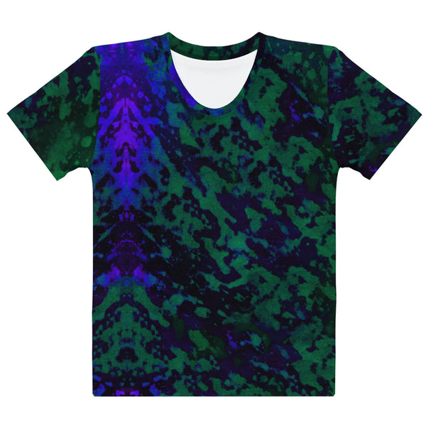 Women's T-shirt "Happy Colors - Evergreen & Violet"