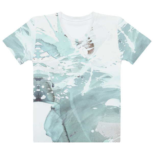 Women's T-shirt "Aquatic -3- Sea Glass - Light Aqua"