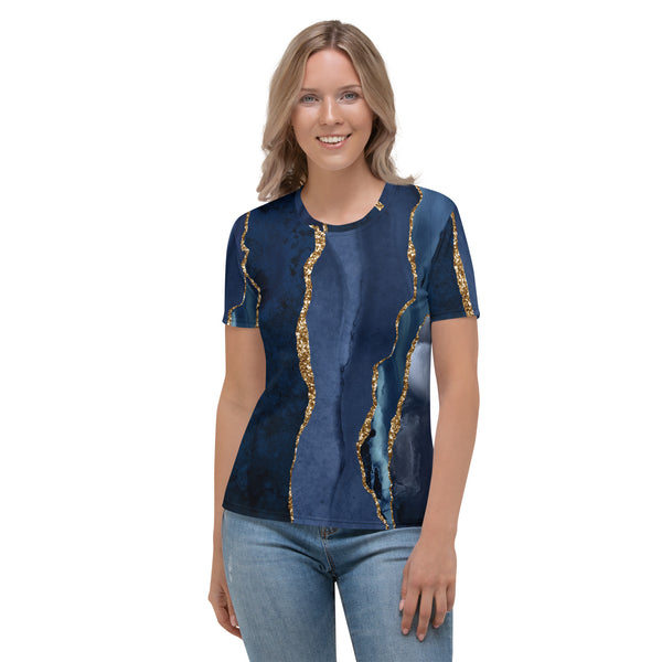 Women's T-shirt "Blue Agate"