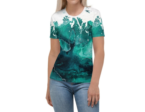 Women's T-shirt "Aquatic 2 - 3 Emerald"