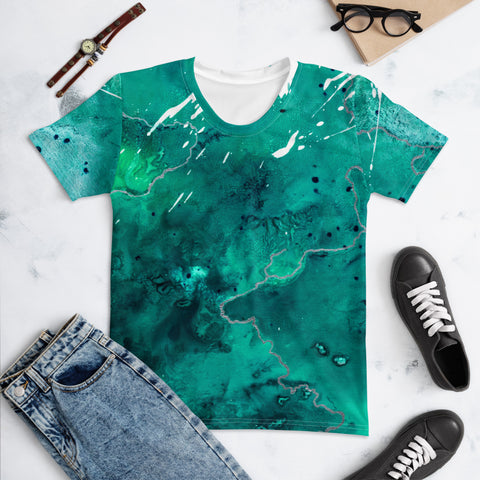 Women's T-shirt "Aquatic 2 - 1 Emerald"