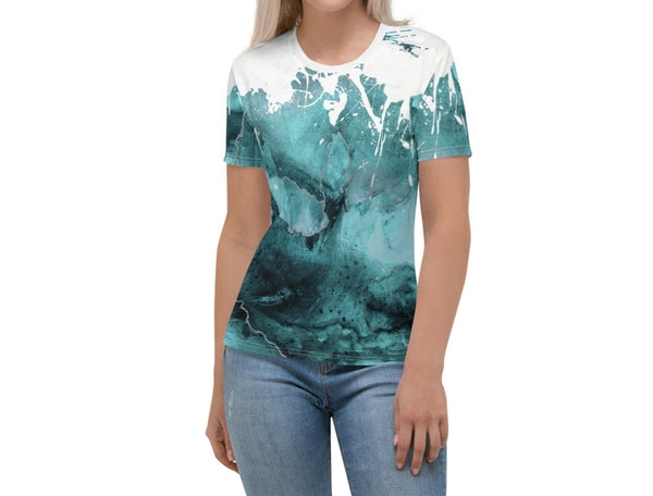 Women's T-shirt "Aquatic 2 - 3 Light Aqua"