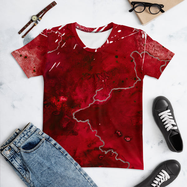 Women's T-shirt "Crimson Sky 1"