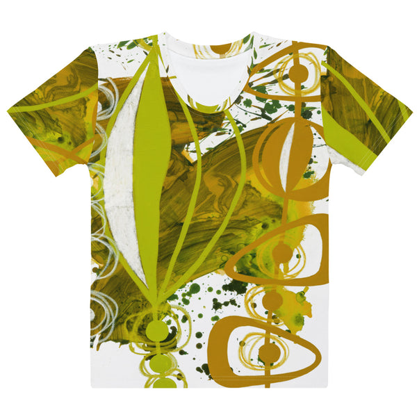 Women's T-shirt "Chartreuse & Yellow Ochre 4"