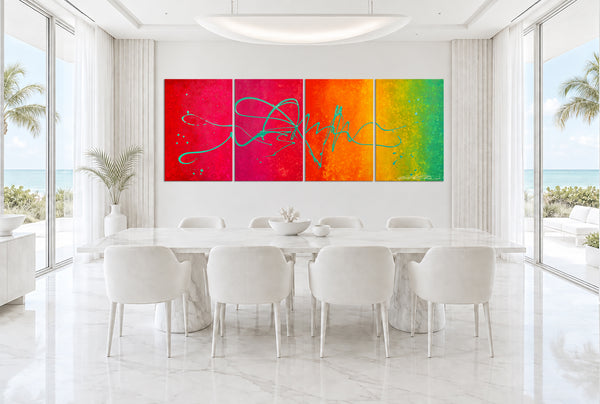 "Celebrate Life" Original Modern Abstract Painting