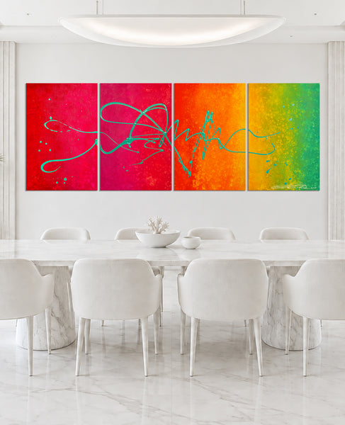 "Celebrate Life" Original Modern Abstract Painting