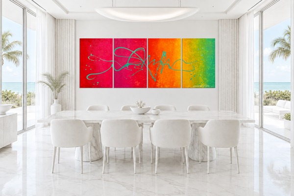 "Celebrate Life" Original Modern Abstract Painting