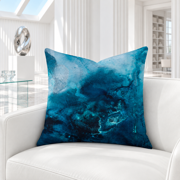 Aquatic - 1 in a cool bright-white gallery room