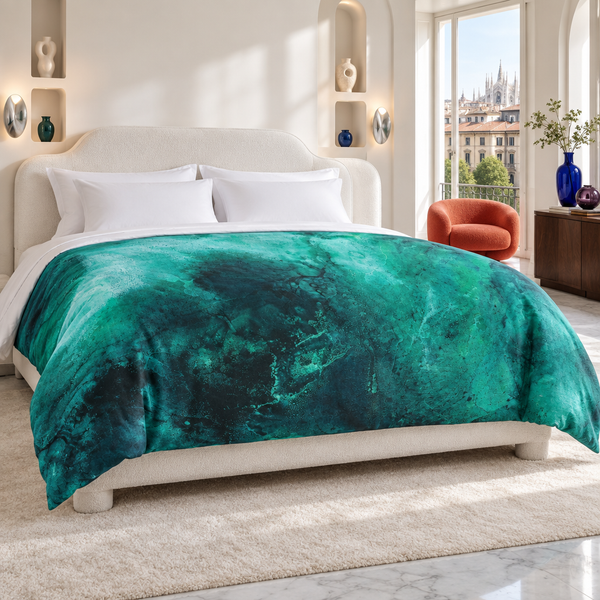Aquatic 2 Emerald in a Milan art collector’s suite