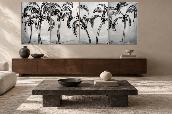 Palm Trees - Silver