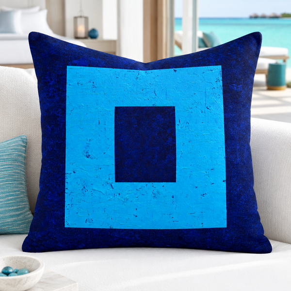 Bright crisp-white modern Maldives resort suite, close-up #1 - Deep Waters