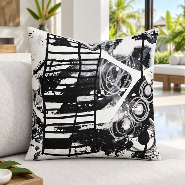 Bright white modern Phuket resort villa - Modern Black & White