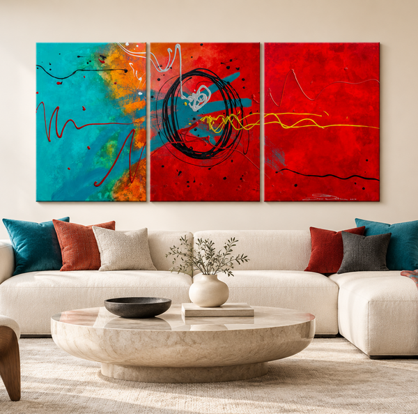 "Chemistry" Original Modern Abstract Painting