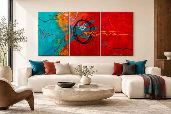 "Chemistry" Original Modern Abstract Painting