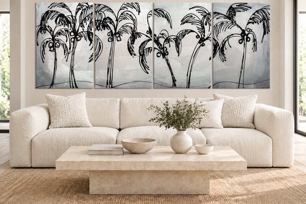 Palm Trees - Silver