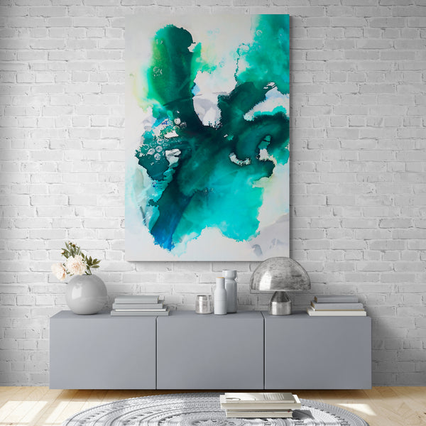 Abstract Wall Art - Tropical Waters 2B