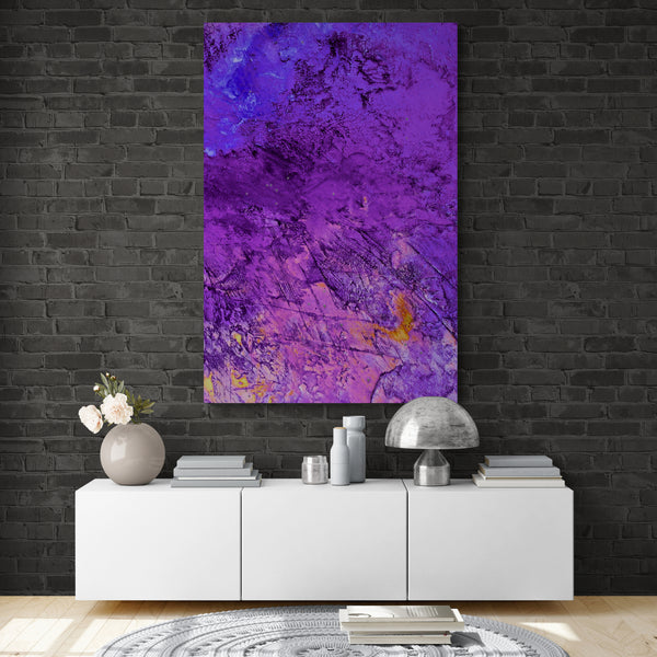 Abstract Wall Art - Amethyst