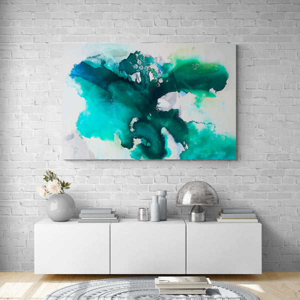 Abstract Wall Art - Tropical Waters 2B