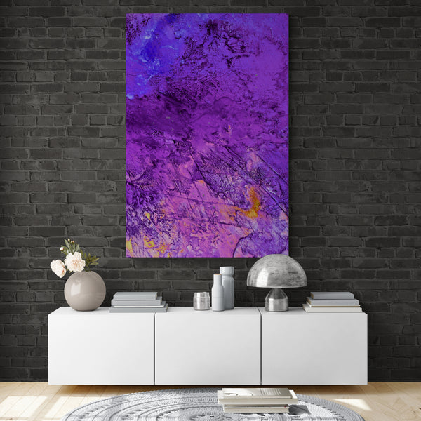 Abstract Wall Art - Amethyst